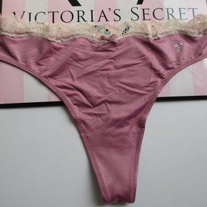 VICTORIA'S SECRET DREAM ANGELS Mauve Thong Panty